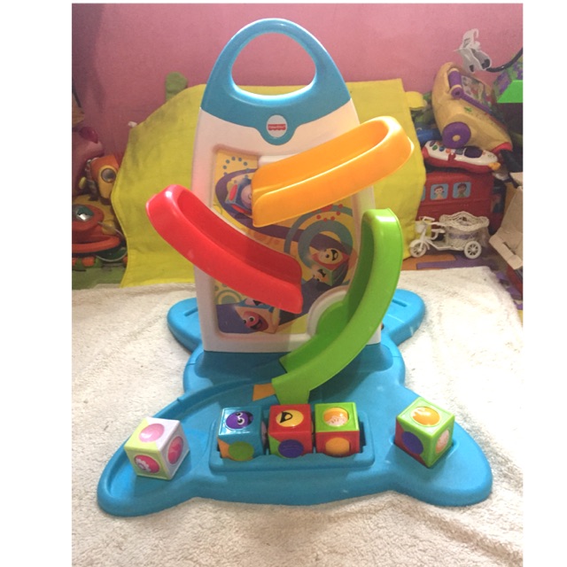 fisher price roller blocks play wall