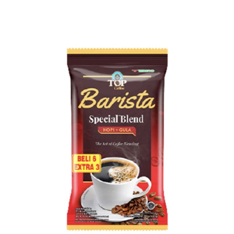 

Top Coffee Kopi Barista Special Blend Pack 25 gr isi 6 + 3 pcs
