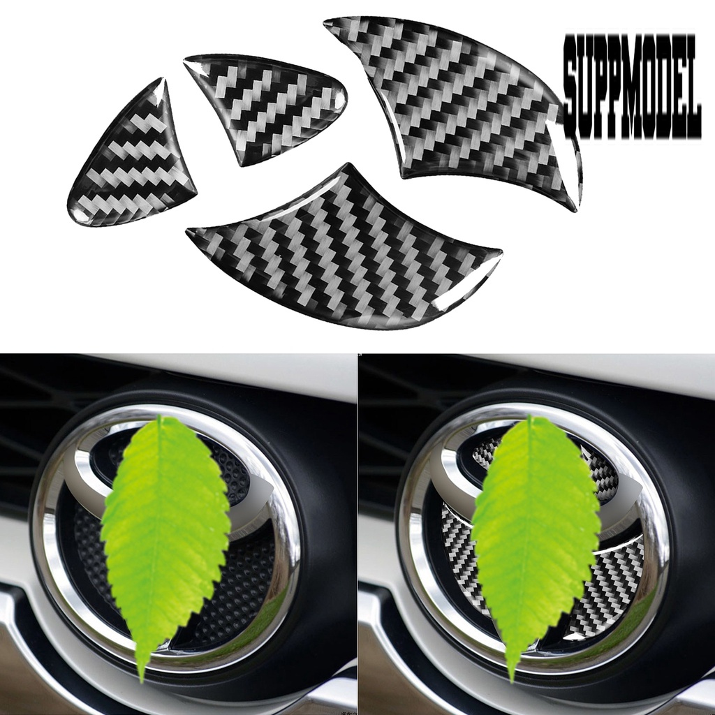 4pcs Stiker Logo Toyota 4Runner 2010-2020 Bahan Karbon Fiber Anti Gores