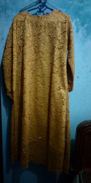 Maura Couple Batik Setelan Gamis Syari Bruklat  Misbi