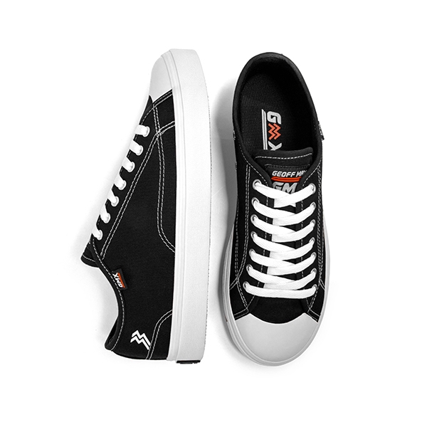 Geoff Max Official - Timeless Low Black White STZ | Sepatu Pria | Sepatu Wanita | Sepatu Unisex-3