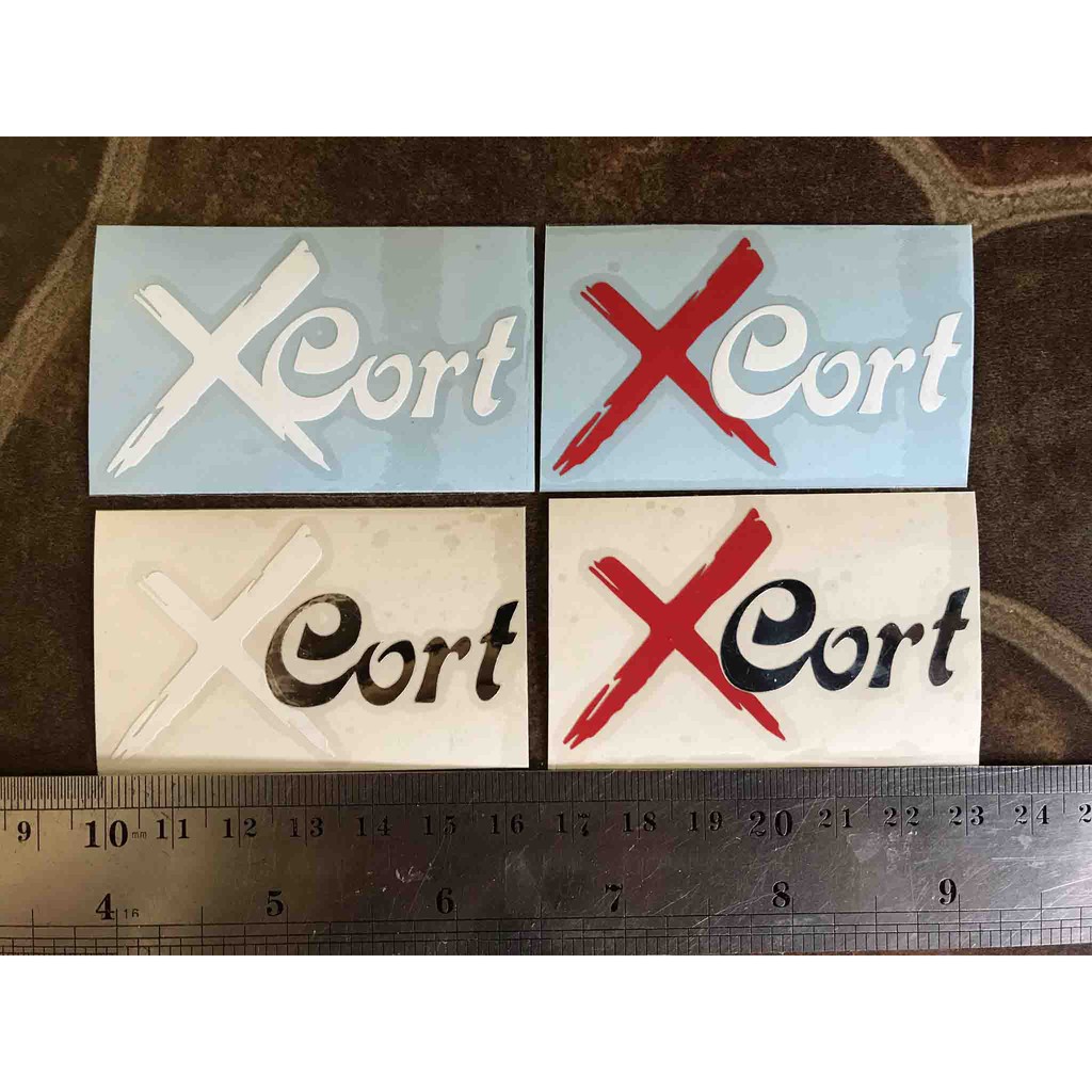 Decal Gitar X Cort Custom Guitar Sticker Tempel Headstock Elektrik Masterpiece Electric Xcort