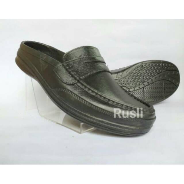 (COD) Sepatu Sandal Karet Formal Pria Kerja dan Santai Merk ATT 550