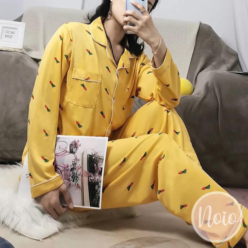 BAJU TIDUR WANITA BUAH KOREA NEW FRUIT FRESH PIYAMA WANITA DEWASA IMPORT ONE SET - LLP FRUT2-5