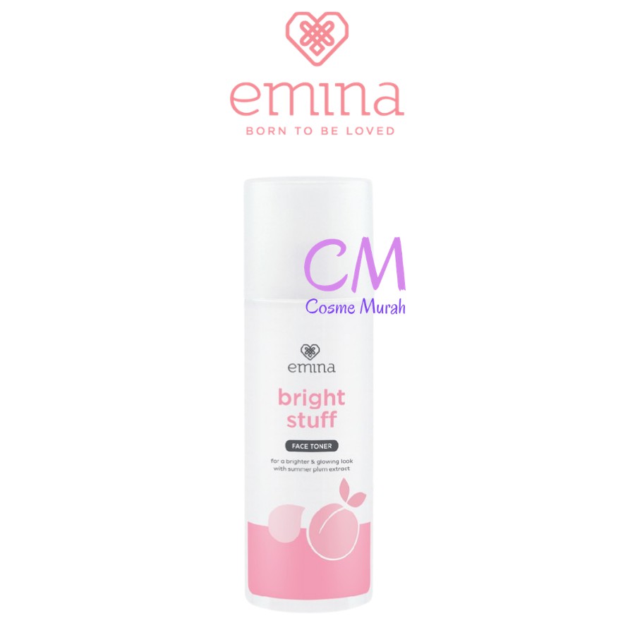EMINA Bright Stuff Series dan Acne Prone | Moisturizing Cream Toner Face Wash Tone Up Mask Serum-Face Toner 100ml