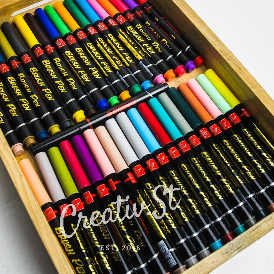 

Flash Sale!! LR061 Brush Pen Snowman FULL SET 36 WARNA BM-1