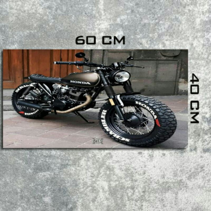 Poster Motor Honda Scrambler 60x40