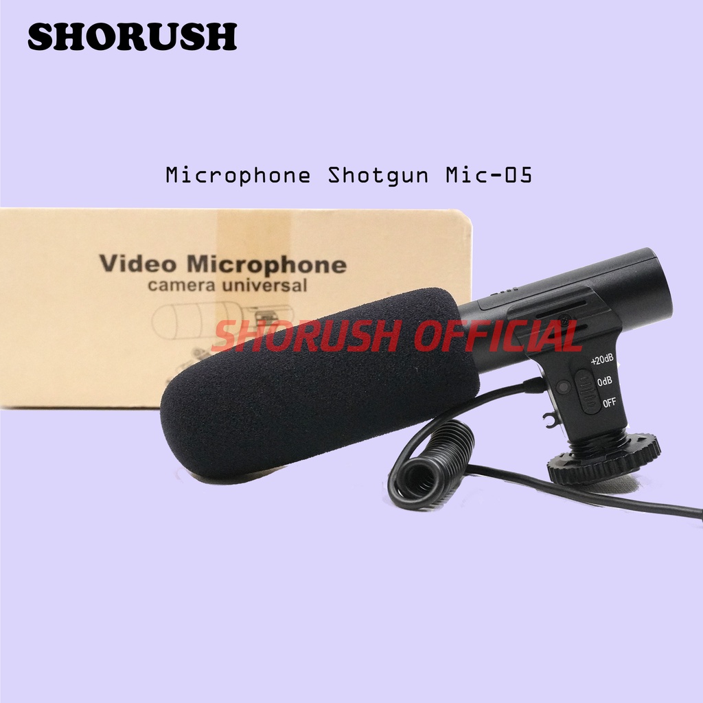 Paket Vlog Shorush Komplit XT Vlogger Vlogging dan Microphone Mic Smartphone HP VL42 Led Video Light