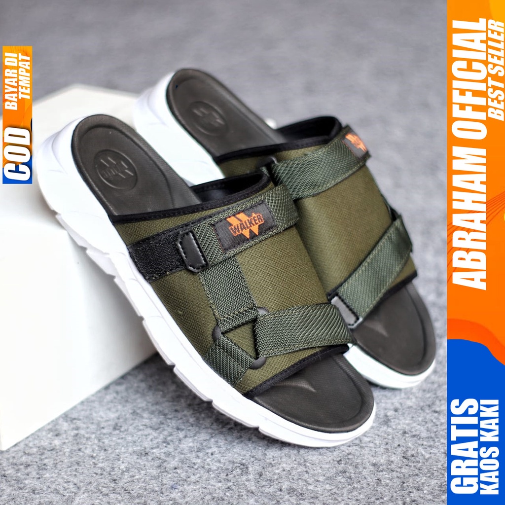 Sandal Casual Pria Sandal Slide Pria Sendal Selop Cowok Fashion Terbaru Keren