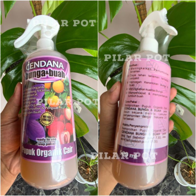 POC CENDANA BUNGA BUAH 500 ML PUPUK ORGANIK CAIR KEMASAN PABRIK SIAP PAKAI - CENDANA BUNGA BUAH