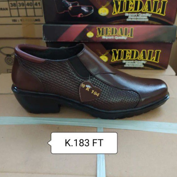 Sepatu kulit  PDH polri TNI security guard PNS sepatu Kerja formal Tampil lebih keren