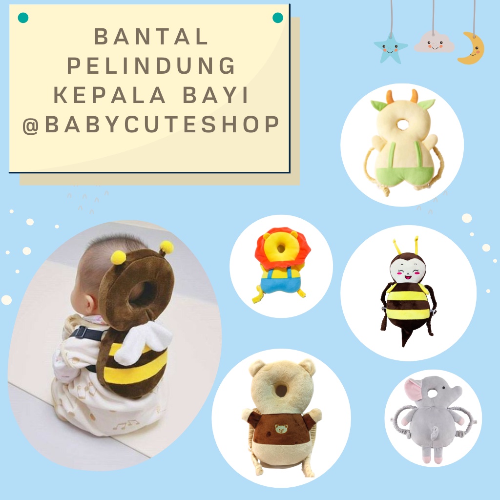 Bantal Pelindung Kepala Bayi Head Neck Pillow Pad