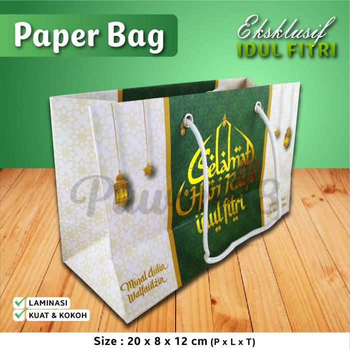 

SALE Paper Bag Idul Fitri - Paper Bag Lebaran | 20 x 7.5 x 12 cm - PL-3