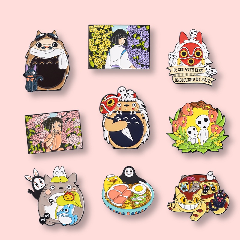 9 Gaya Bros Pin Desain Anime Totoro Ramen Untuk Hadiah Pasangan