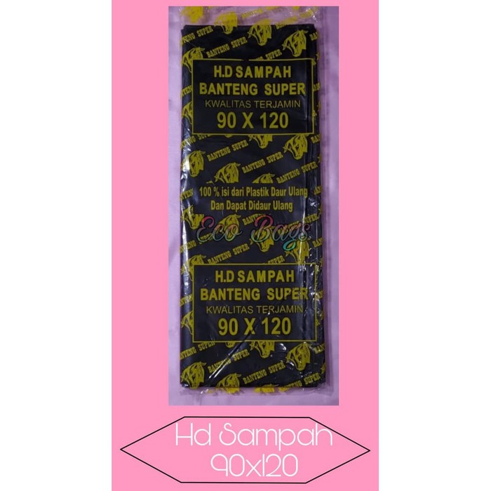 Kantong Plastik Sampah 90 x 120 , Kantong Sampah Hitam, HD Sampah