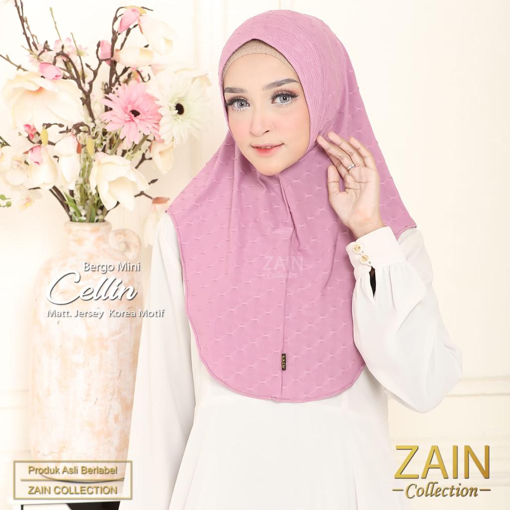 Jilbab Instan Bergo Cellin Jersey Ori Zain Collection-1