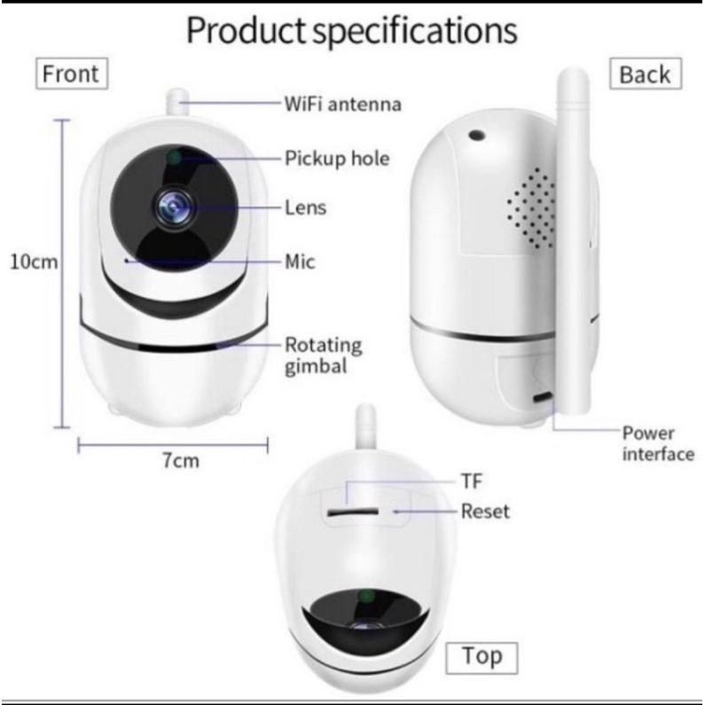 IP CAMERA AL HUMAN DETECTION 5MP FULL HD 1080P