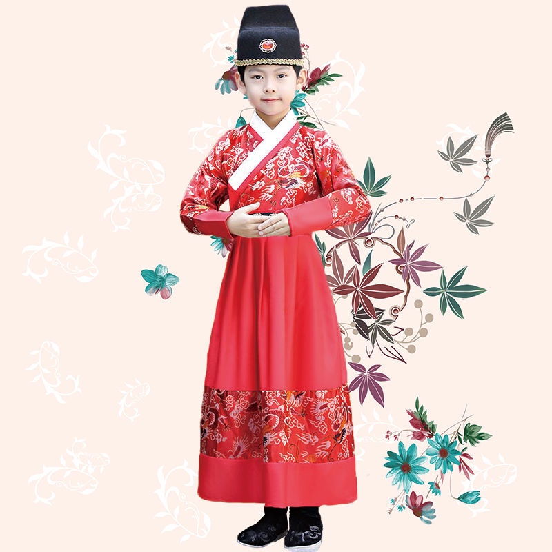 Boys' Ming Han clothes ancient royal guards ancient clothes children's flying fish clothes four famo