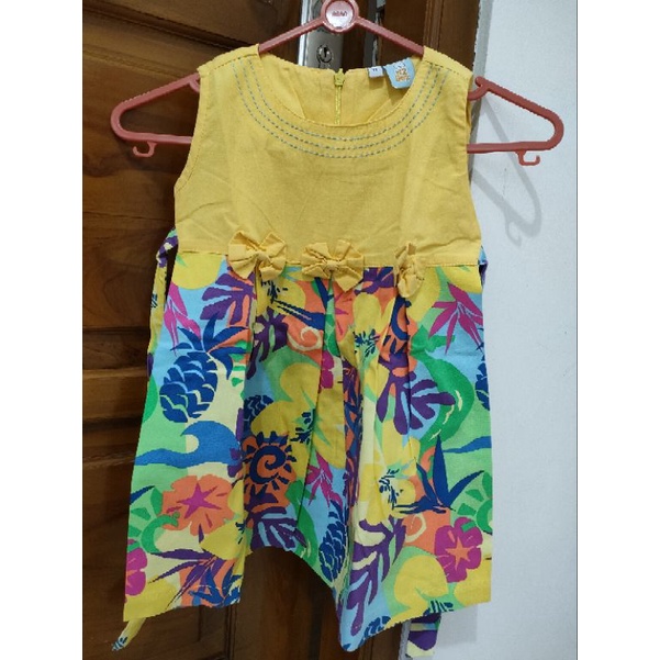 Dress Preloved Kuning Anak NZ Bear
