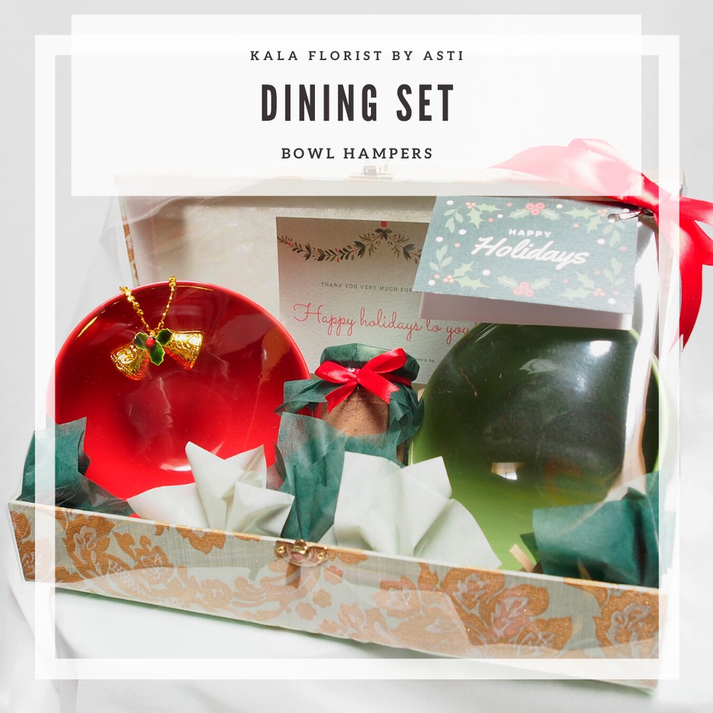 

[Dining Set Bowl Hampers] Gift Box / Kado Wedding / Nikahan / Valentine / Birthday / Anniversary