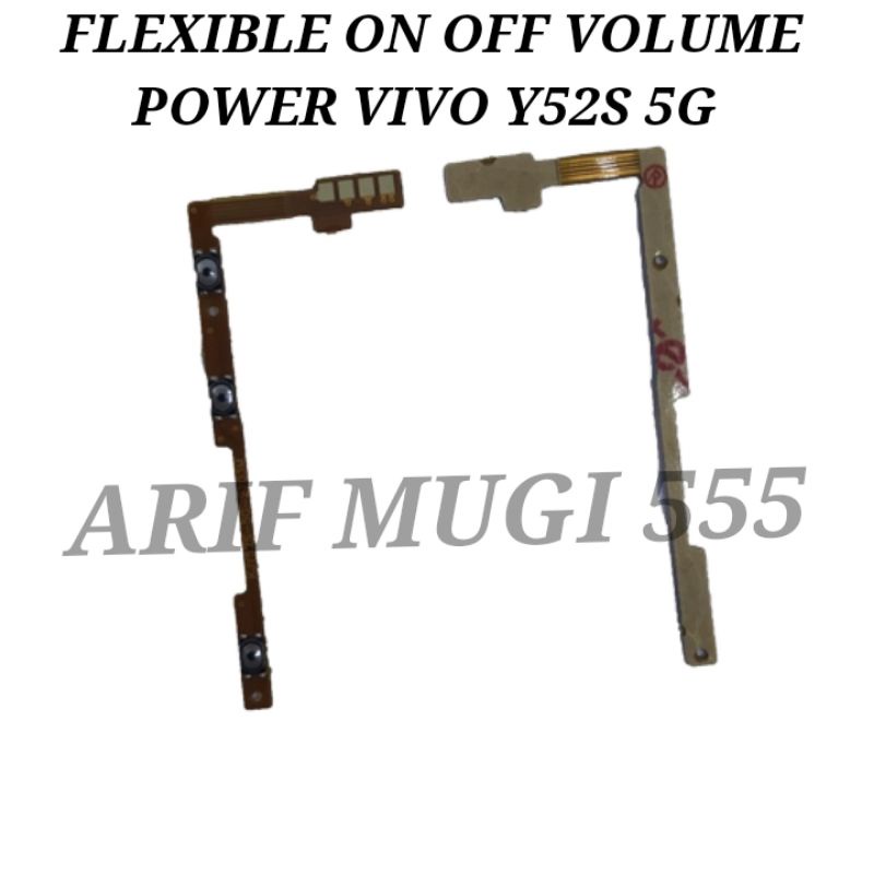 FLEXIBLE FLEXIBEL TOMBOL POWER ON OFF VOLUME VIVO Y52S 5G ORIGINAL