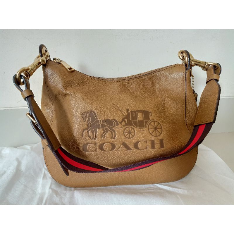 COACH HOBO JES LIGHT SADDLE AUTHENTIC ORIGINAL