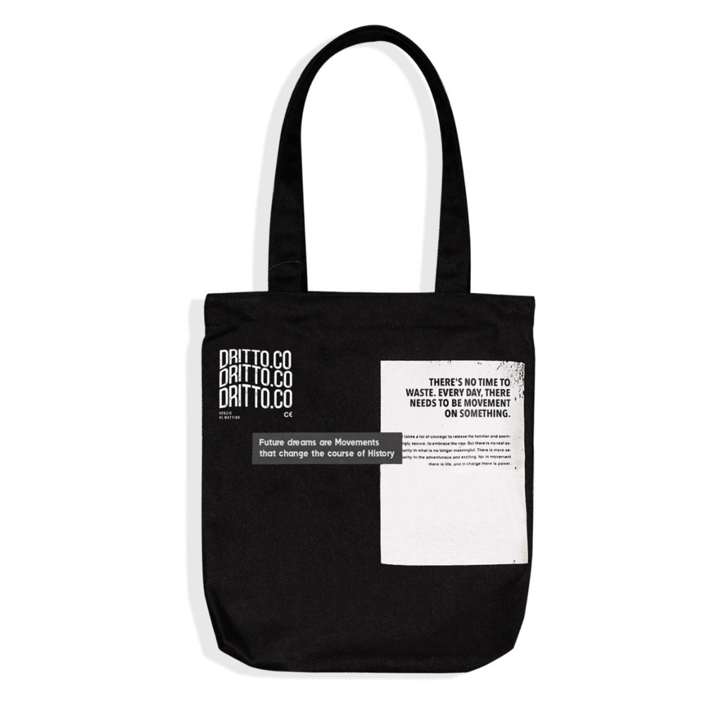 Tote bag DRT &quot;Nozomi&quot; - Totebag Canvas Unisex - Hitam