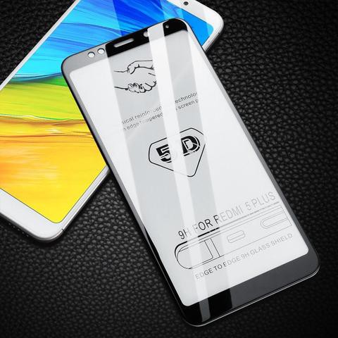 Tempered Glass 5D Xiao Mi Redmi 6A Full Lem Full Cover 5 Dimensi Screenguard Antigores Kaca Full