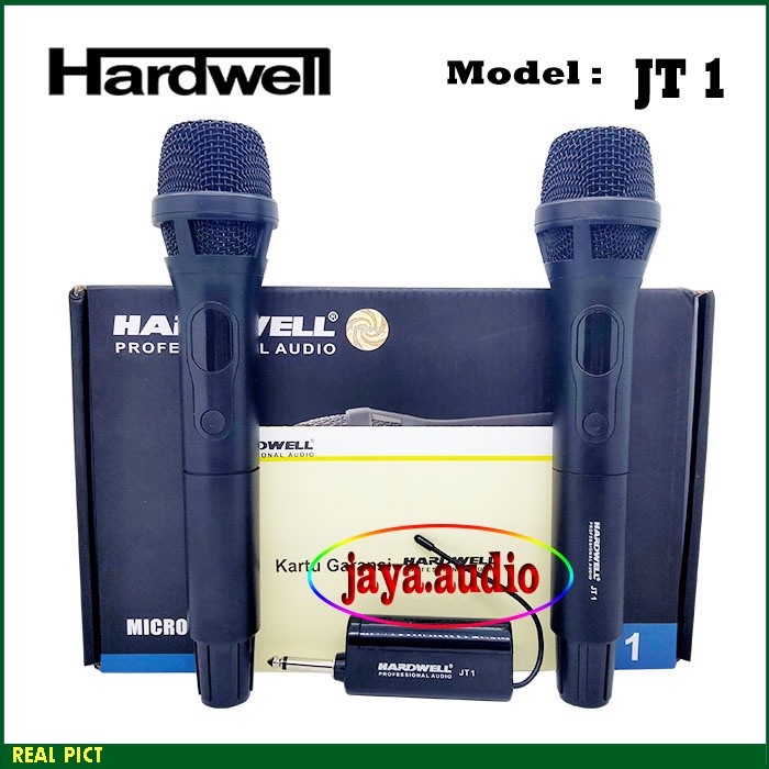 Microphone Wireless HARDWELL JT1 Oiginal Produk Mik Werles