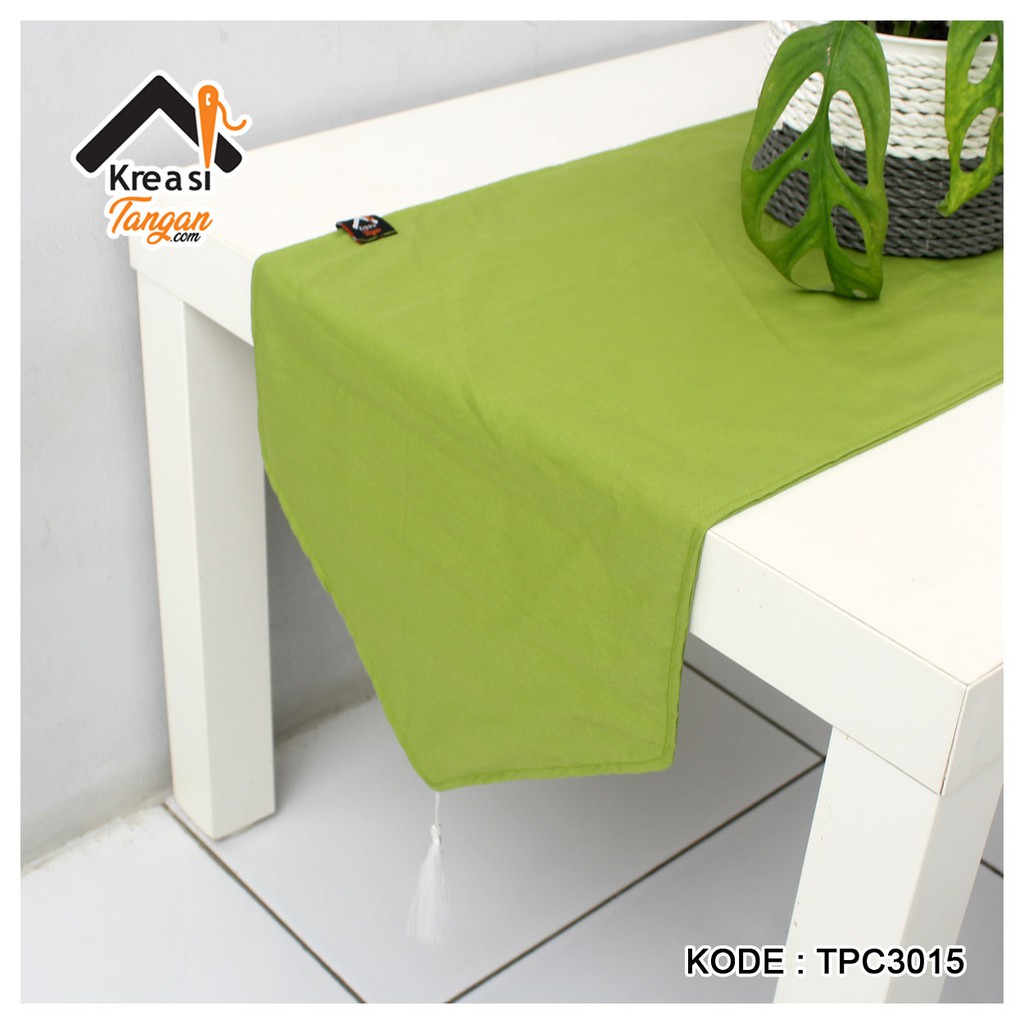 Taplak Meja / Table Runner POLOS Ukuran 105x30 &amp; 150x35 (TPC3015)
