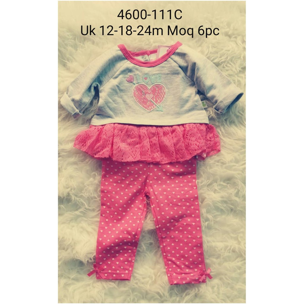 carterlove setelan bordir love 4600-111