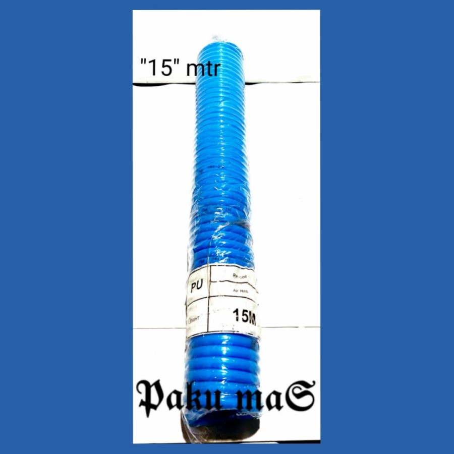 Selang angin kompresor selang recoil hose 15 meter