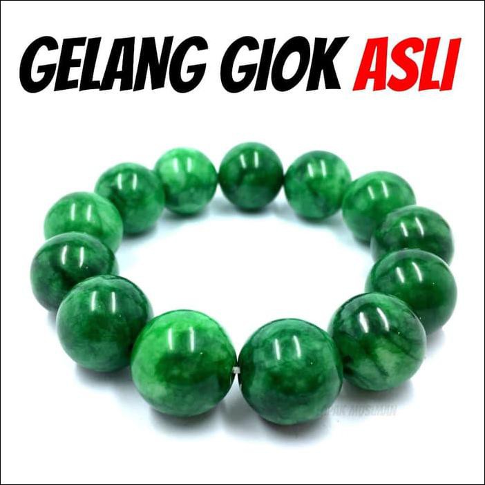 GELANG BATU GIOK ASLI IMPORT CHINA