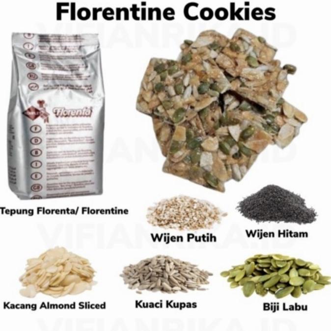 

vikriyansatyaveta5694 Paket Florentine Cookies Almond Wijen Kuaci Florenta Mix - Tanpa Mede TERLARIS TERPERCAYA ORIGINAL