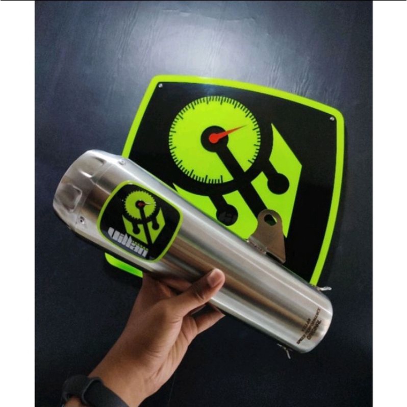 KNALPOT VILLAN TYPE PRO1 SILVER INLET 50/51 SLINCER ONLLY