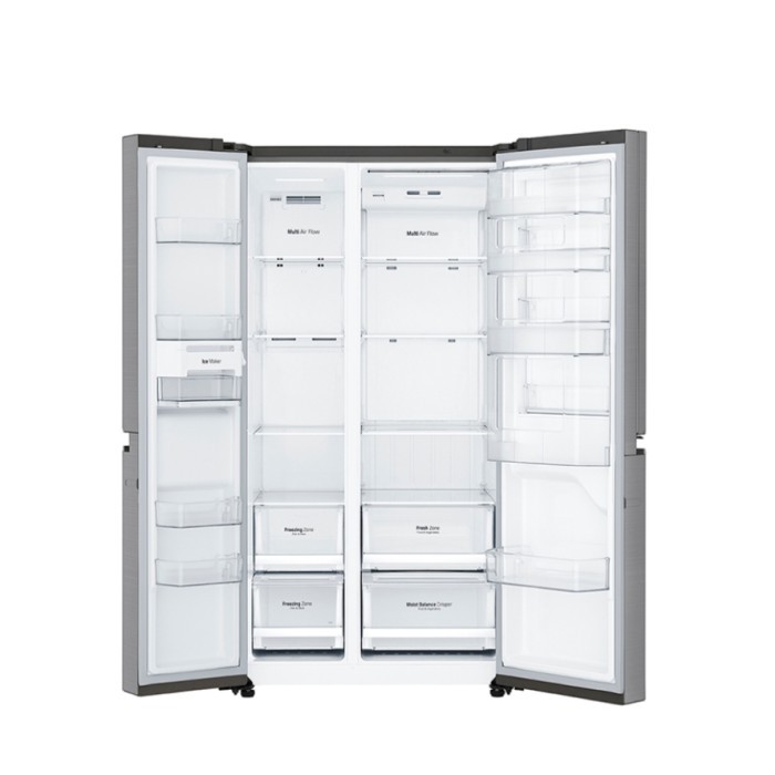 Side By Side LG GC-M297SLGL / Kulkas LG GCM297SLGL Door In Door