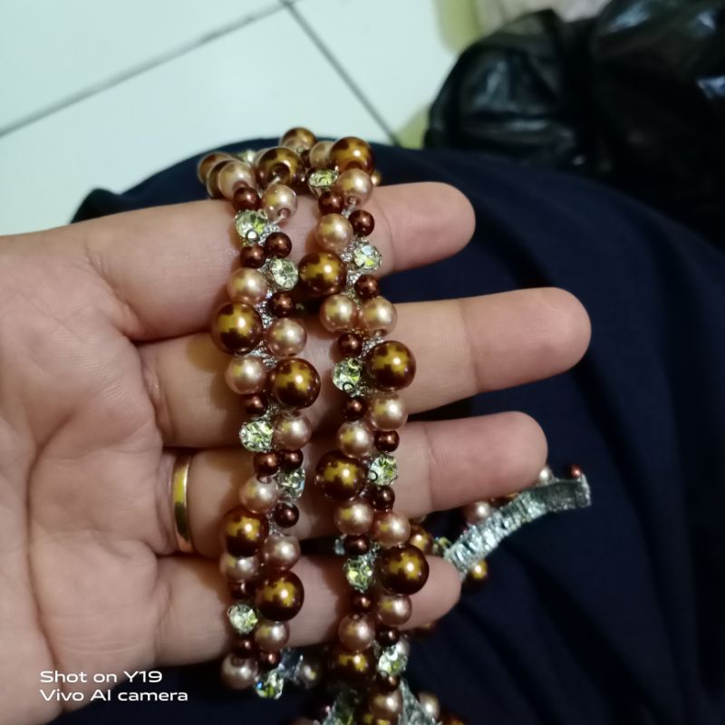 payet rangkai/mutiara rangkai/payet kostum