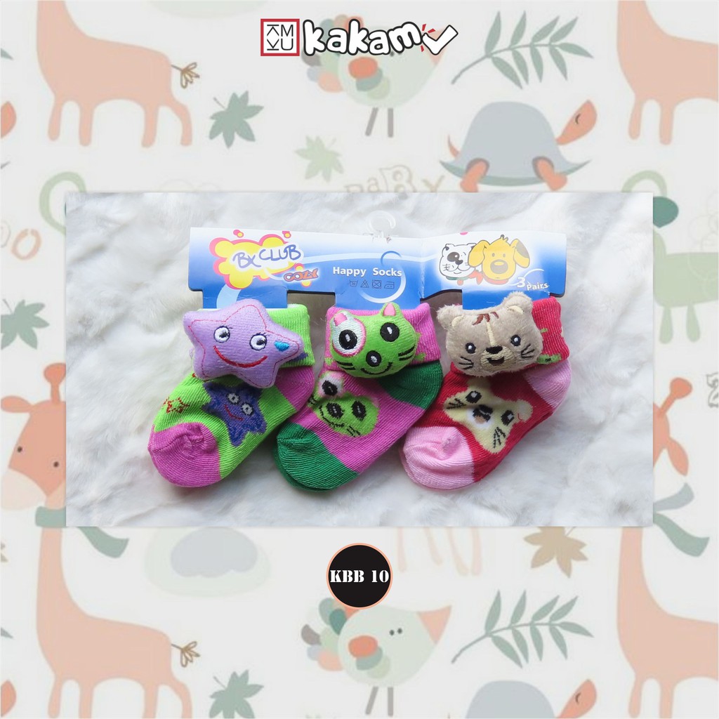 Kakamu Kaos Kaki Bayi Boneka 3 Pasang