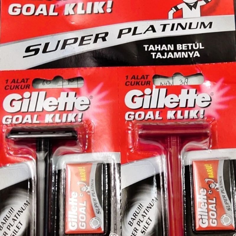 Gillette Goal super platinum/ cukur jenggot kumis