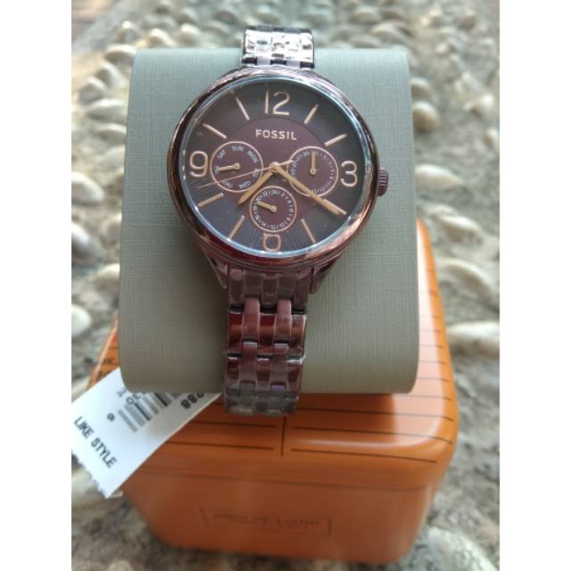 Fossil watch suitor wine bq3288