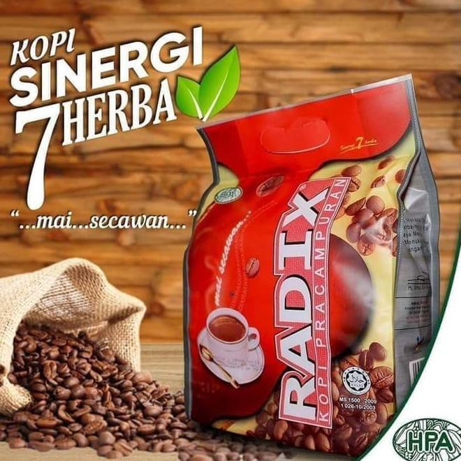 

Promo Akhir Tahun Radix Premix Coffe Kopi Pracampura Mai Secawan 32 Sachet Hpa Malaysia Kode 258