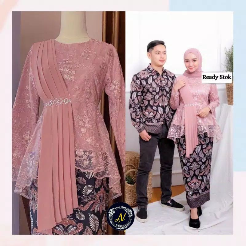 BATIK COUPLE KEBAYA AMALIA TUNANGAN LAMARAN WISUDA KEBAYA MODERN WANITA