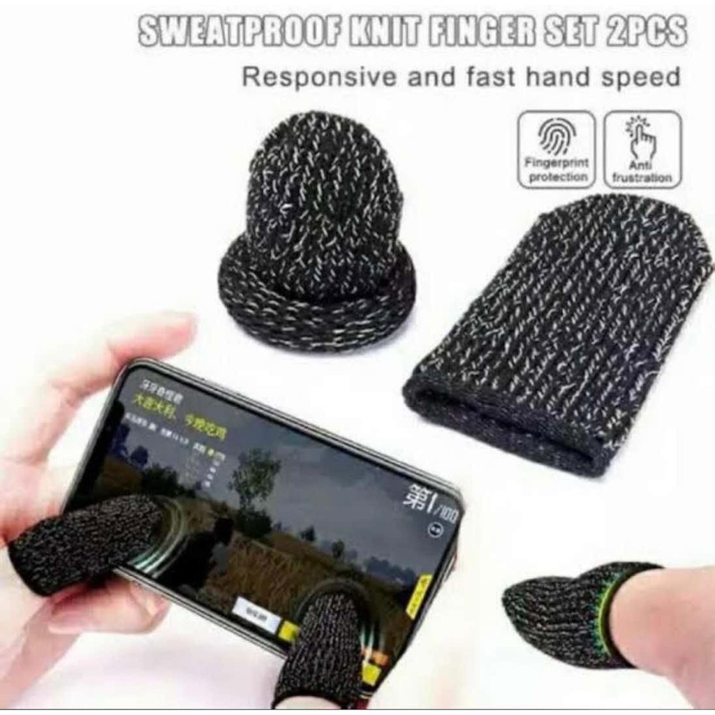 Sarung Tangan Gaming/Sarung Jempol Gaming Anti Sweat Anti Keringat Anti Slip