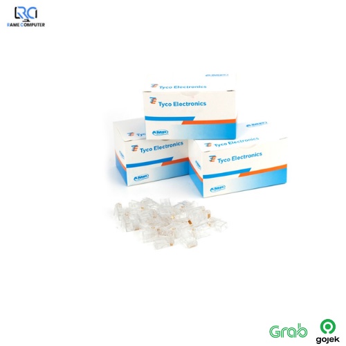 Connector RJ45 AMP Box Tyco Electronics isi 100pcs