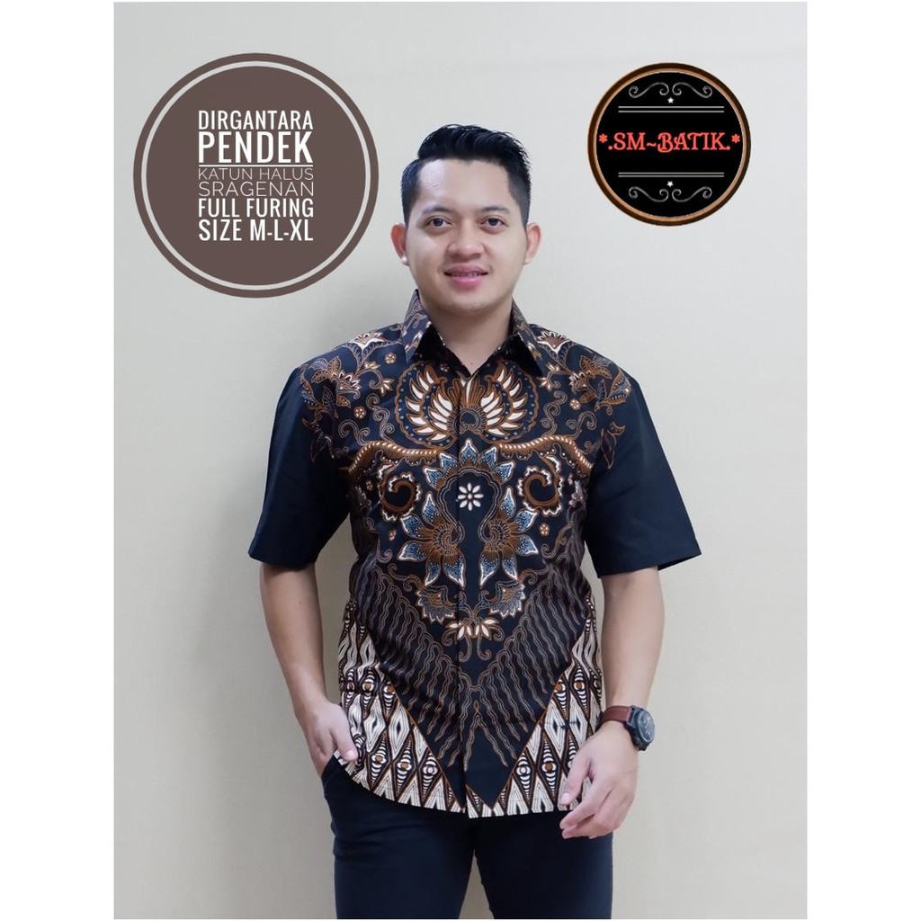 DIRGANTARA SM BATIKSOLOAMANAH BAJU KEMEJA BATIK SOLO PRIA LENGAN PENDEK PANJANG LAPIS FURING ATASAN PREMIUM MODERN GUNUNGAN SOGAN HUSADA JAYANA JAYANEGARA KAMANDANU KAWUNG PUTIH KEMBANG BIRU KINASIH KOKO GUNUNG LESMANA MERAK COKLAT MERAK MERAH NAGA BIRU