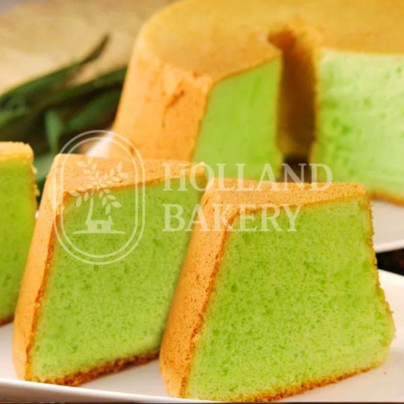 

Chiffon Cake Pandan/ Coklat Holland Bakery