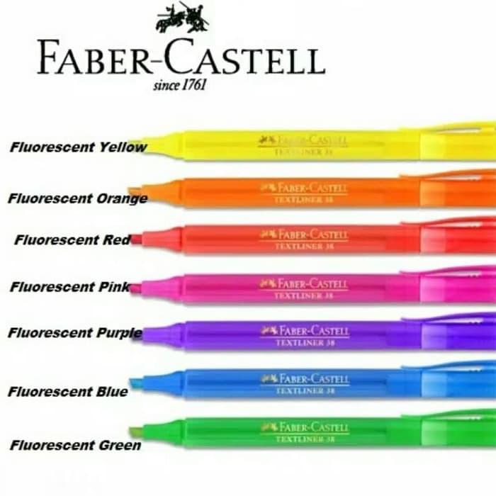 

HIGHLIGHTER / TEXTLINER 38 TRANSLUCENT FABER CASTELL