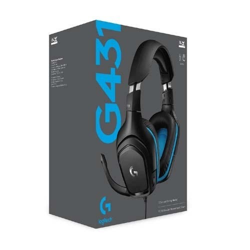 HEADSET GAMING LOGITECH G431 DTS 7.1 SURROUND + MIC