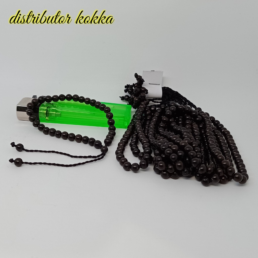 ( SUPER MURAH ) Paket hemat 10 pcs gelang tasbih Kokka kaukah  merica hitam