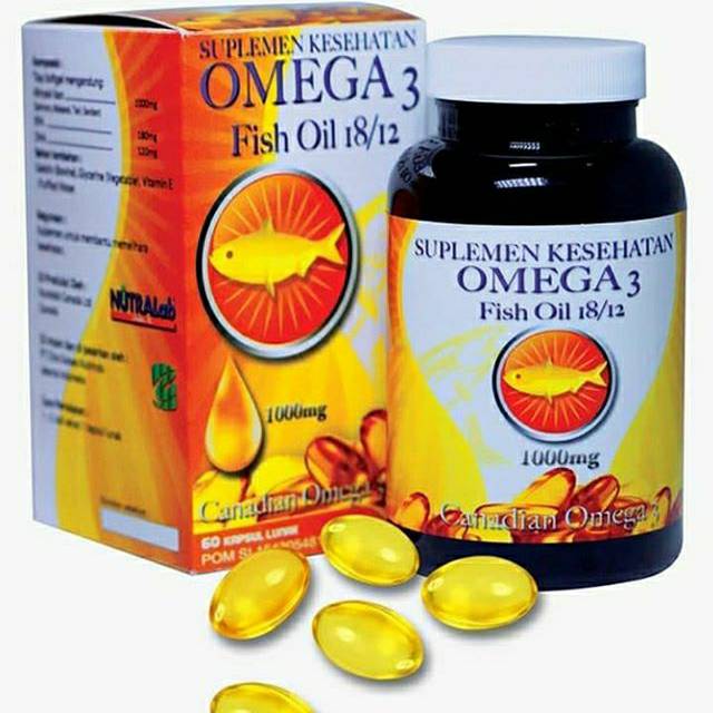 Omega 3 fish oil 18/12 (original) || Suplemen Kesehatan || Bali
